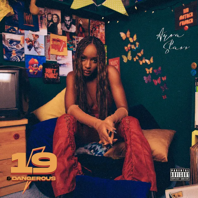 19 & Dangerous album cover by Ayra Starr